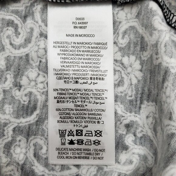 Boden Sweetheart Jersey Dark Floral Babydoll Mini Women's Dress Size 6 - Picture 10 of 13